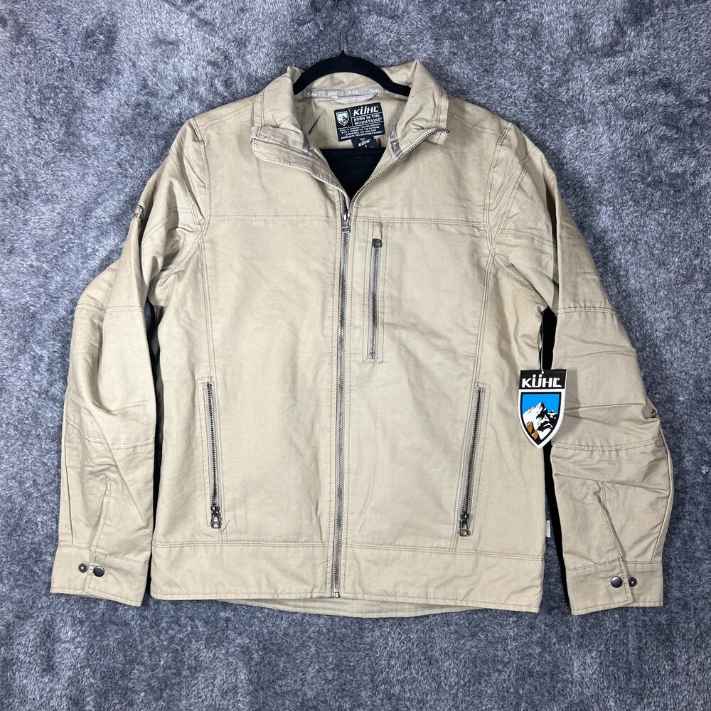 Kuhl Burr Jacket Mens Small Vintage Patina Dye Full Zip Embroidered Gorpcore